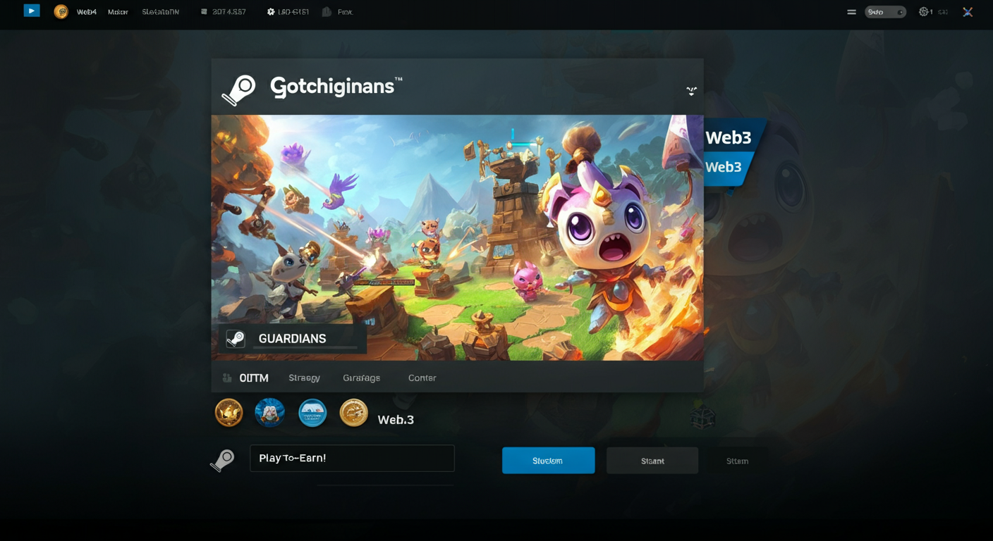 Gotchi Guardians on Steam: Web3 Gaming Takes Center Stage